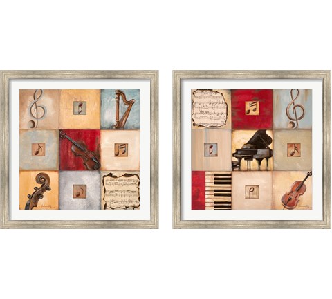 Feel the Music 2 Piece Framed Art Print Set by Hakimipour - Ritter