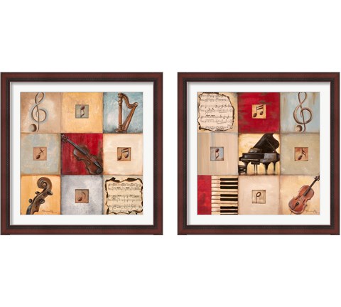 Feel the Music 2 Piece Framed Art Print Set by Hakimipour - Ritter