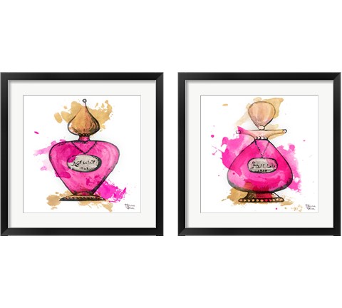 Paris Perfume 2 Piece Framed Art Print Set by Hakimipour - Ritter