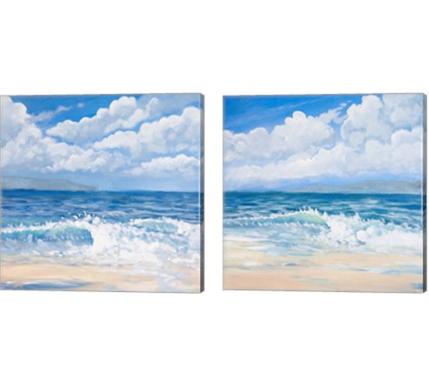 Waves 2 Piece Canvas Print Set by Dan Kingsley