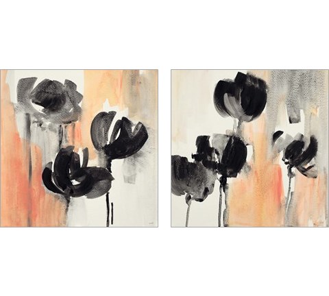 Blushing Tulips 2 Piece Art Print Set by Lanie Loreth