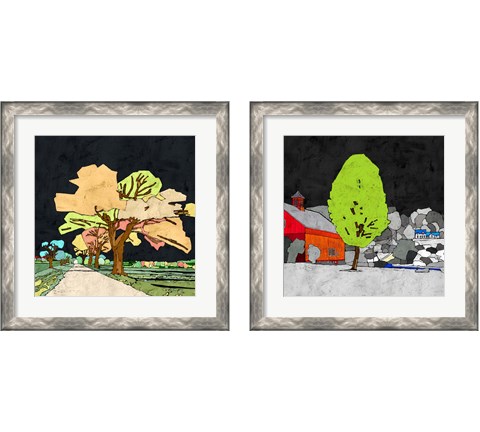 Countryside 2 Piece Framed Art Print Set by Ynon Mabat