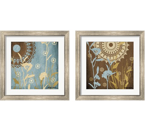 Botanical Silhouettes 2 Piece Framed Art Print Set by Michael Marcon
