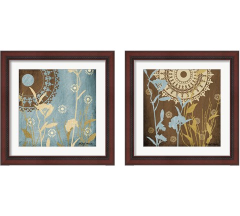 Botanical Silhouettes 2 Piece Framed Art Print Set by Michael Marcon