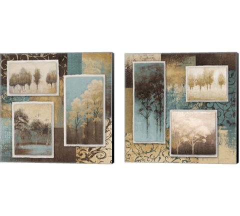 Lost in Trees 2 Piece Canvas Print Set by Michael Marcon