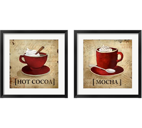 Hot Cocoa 2 Piece Framed Art Print Set by Elizabeth Medley