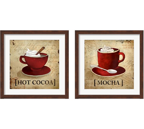 Hot Cocoa 2 Piece Framed Art Print Set by Elizabeth Medley