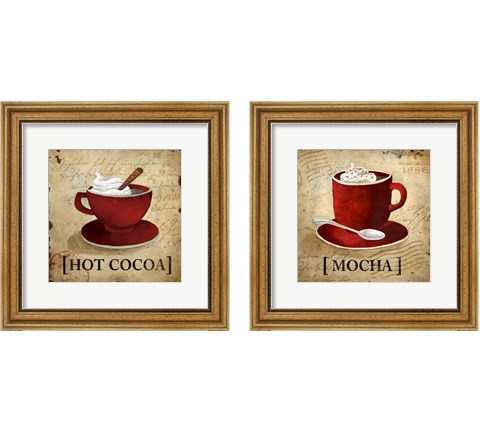 Hot Cocoa 2 Piece Framed Art Print Set by Elizabeth Medley