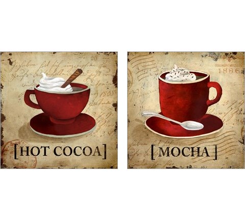 Hot Cocoa 2 Piece Art Print Set by Elizabeth Medley
