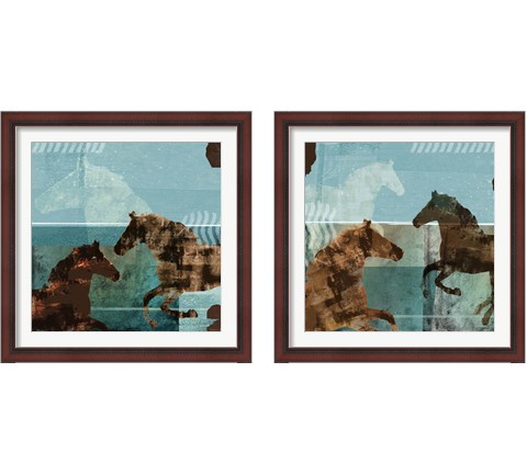 Around the Stable 2 Piece Framed Art Print Set by Dan Meneely