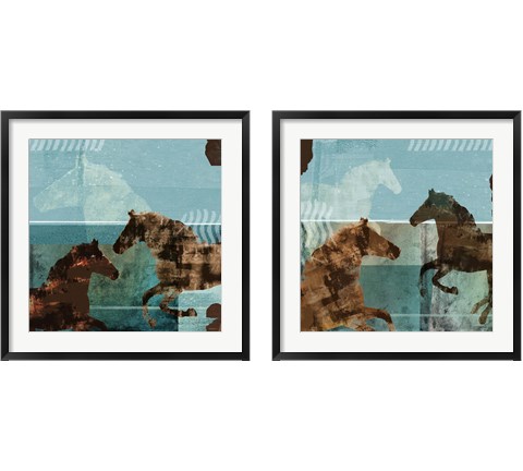 Around the Stable 2 Piece Framed Art Print Set by Dan Meneely