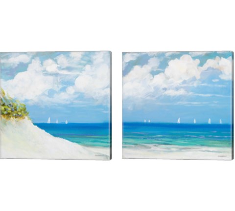 Seaside 2 Piece Canvas Print Set by Dan Meneely