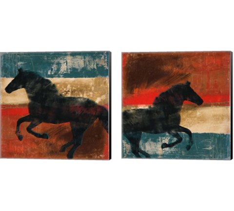 Wild and Free 2 Piece Canvas Print Set by Dan Meneely