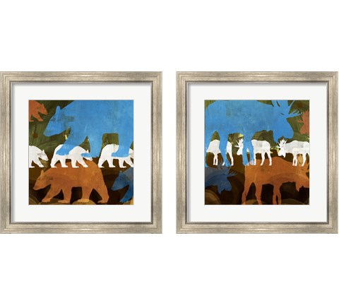 Where the Wild Things Are 2 Piece Framed Art Print Set by Dan Meneely