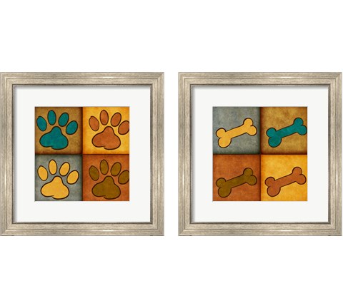 Paws and Treats 2 Piece Framed Art Print Set by SD Graphics Studio