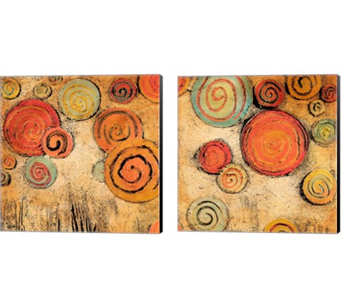 Spring Forward 2 Piece Canvas Print Set by Gina Ritter