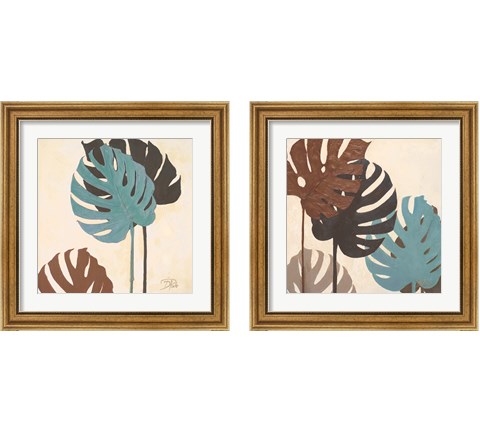 My Fashion Leaves 2 Piece Framed Art Print Set by Patricia Pinto
