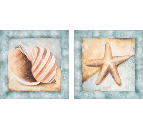 Sun, Sand and Surf 2 Piece Art Print Set by Patricia Pinto