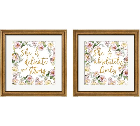She Is 2 Piece Framed Art Print Set by Patricia Pinto