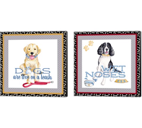 A Dogs Life 2 Piece Canvas Print Set by Andi Metz