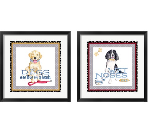 A Dogs Life 2 Piece Framed Art Print Set by Andi Metz