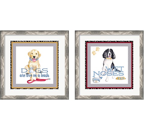 A Dogs Life 2 Piece Framed Art Print Set by Andi Metz