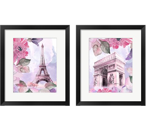 Parisian Blossoms 2 Piece Framed Art Print Set by Lanie Loreth