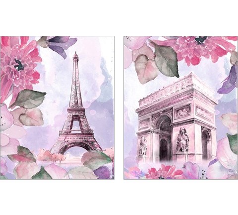 Parisian Blossoms 2 Piece Art Print Set by Lanie Loreth