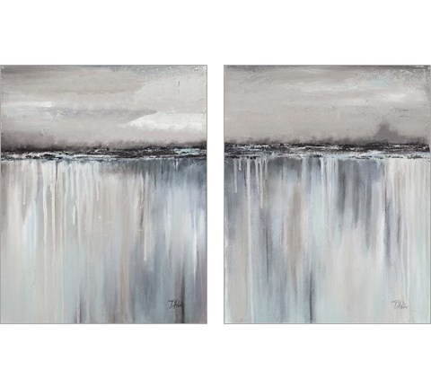 Muted Paysage 2 Piece Art Print Set by Patricia Pinto