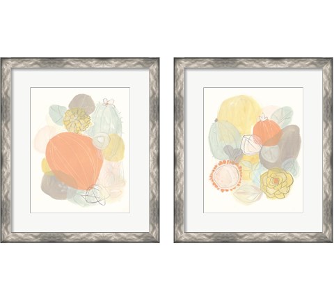 Abstract Succulents 2 Piece Framed Art Print Set by June Erica Vess