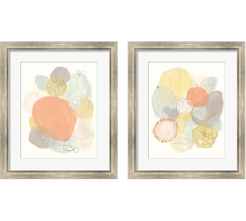Abstract Succulents 2 Piece Framed Art Print Set by June Erica Vess