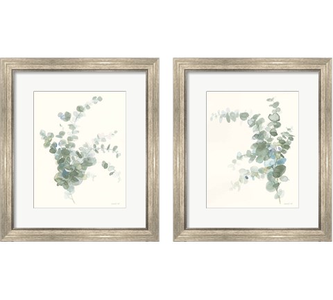 Scented Sprig Cool 2 Piece Framed Art Print Set by Danhui Nai