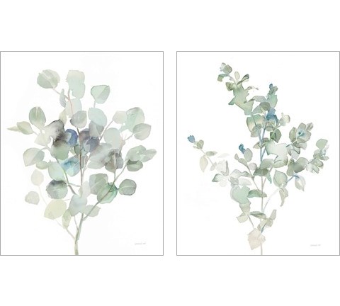 Eucalyptus Cool 2 Piece Art Print Set by Danhui Nai