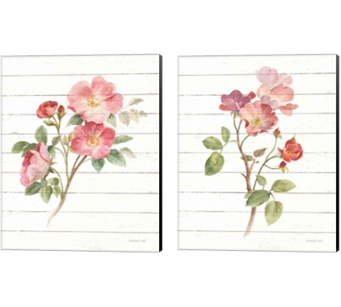 Sprigs of Summer 2 Piece Canvas Print Set by Danhui Nai