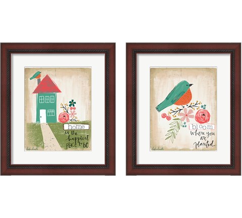 Happiest Home 2 Piece Framed Art Print Set by Katie Doucette