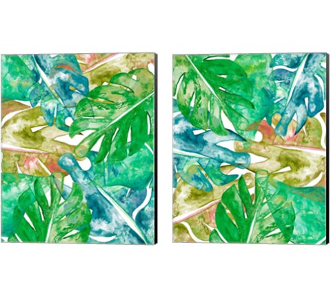 Bed of Leaves 2 Piece Canvas Print Set by Nola James