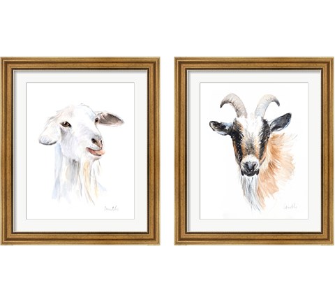 Goat 2 Piece Framed Art Print Set by Lanie Loreth