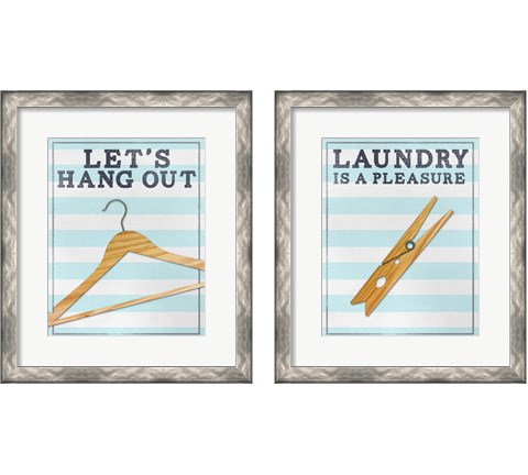 Laundry Lounge 2 Piece Framed Art Print Set by SD Graphics Studio