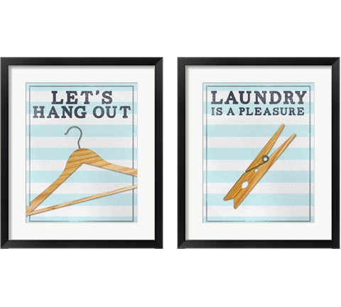 Laundry Lounge 2 Piece Framed Art Print Set by SD Graphics Studio
