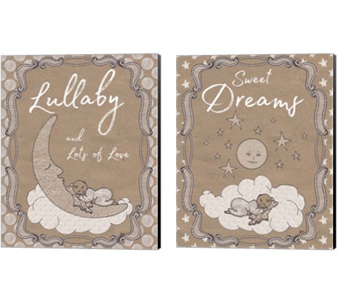 Sweet Lullaby 2 Piece Canvas Print Set by Andi Metz