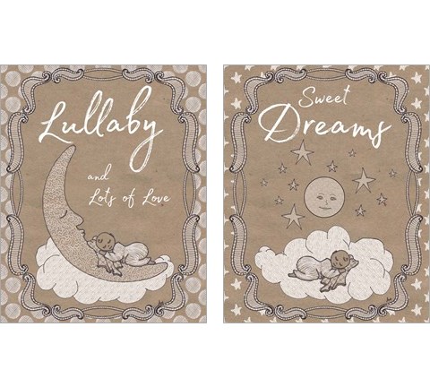 Sweet Lullaby 2 Piece Art Print Set by Andi Metz