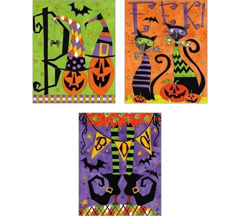 Spooky Fun 3 Piece Art Print Set by Anne Tavoletti