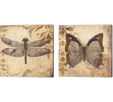 Butterfly 2 Piece Canvas Print Set by Patricia Pinto