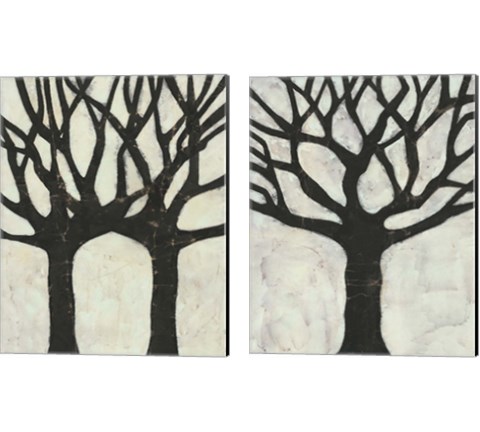 Batik Arbor 2 Piece Canvas Print Set by Andrea Davis