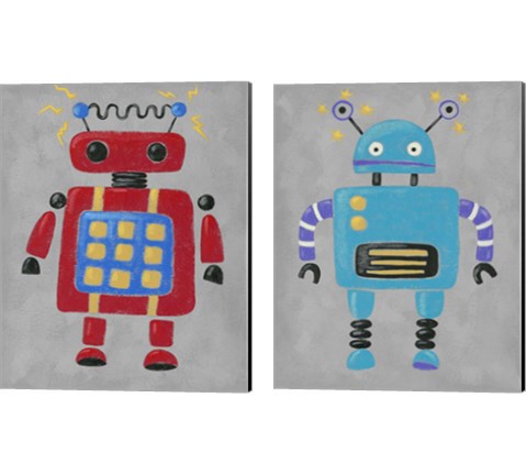 Take me to your leader 2 Piece Canvas Print Set by Chariklia Zarris