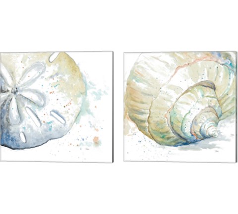 Water Sea Life 2 Piece Canvas Print Set by Patricia Pinto