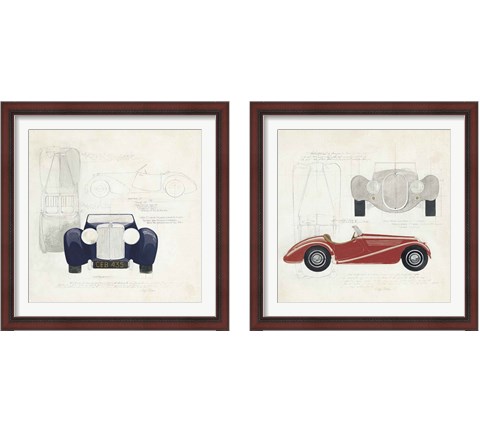Roadster 2 Piece Framed Art Print Set by Avery Tillmon