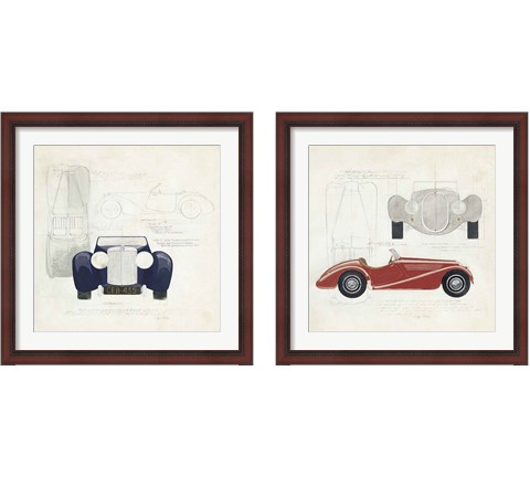 Roadster 2 Piece Framed Art Print Set by Avery Tillmon