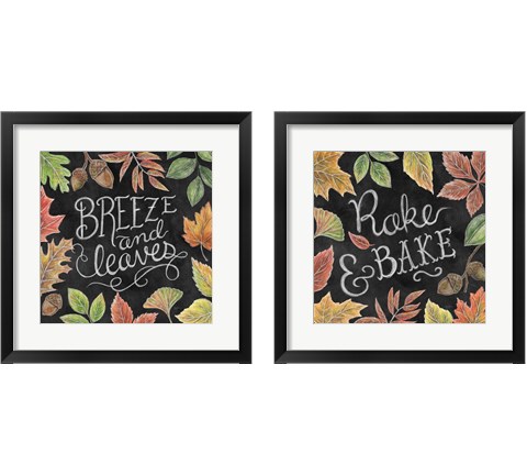 Harvest Chalk 2 Piece Framed Art Print Set by Mary Urban