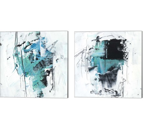Kinetic Form 2 Piece Canvas Print Set by Ethan Harper